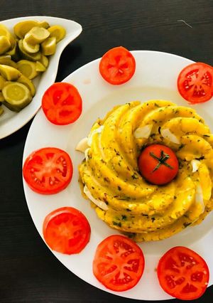 عکسی از دستور دو پیازه سیب زمینی به سبک من 😍