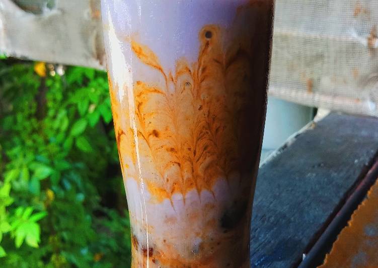 Resep Purple Sweet Potato Boba Vegan yang Enak