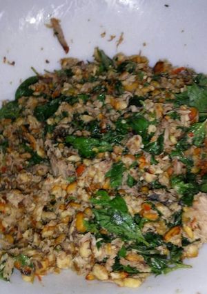 Foto resep Penyet tempe tuna kemangi