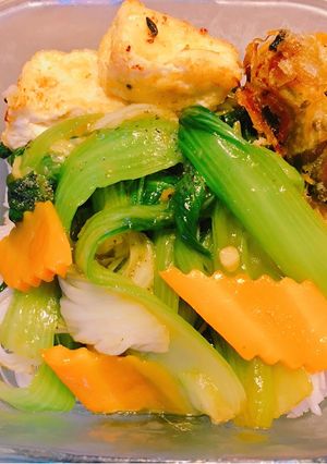 Hình của món Phở áp chảo.