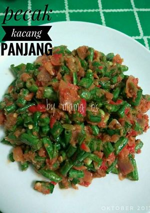 Foto resep Pecak kacang panjang