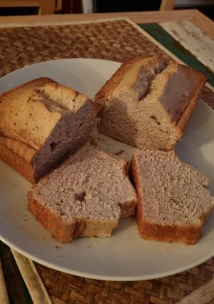 Una foto de Budín de banana y Maizena sin gluten / sin TACC - fácil