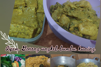 Anti Ribet, Buat Ayam goreng ungkep bumbu kuning Irit Untuk Jualan