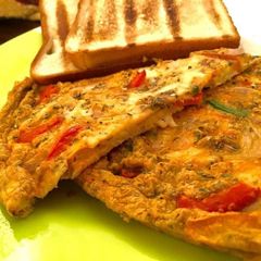 A picture of Fajita Omelet 😍😘😍.