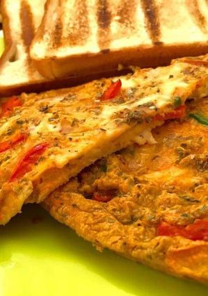 A picture of Fajita Omelet 😍😘😍.