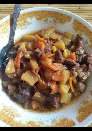 Foto resep Asam-asam Daging Pedas