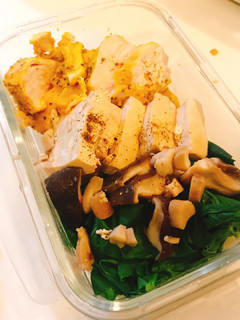 薑黃雞肉便當(減醣料理) 的食譜成品照片