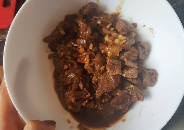 Easy Simple Yakiniku Beef