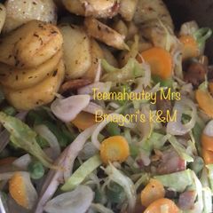 A picture of Potato veggies.