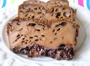 Une photo de Flan chocolat et ses pépites