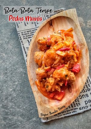 Foto resep Bola-Bola Tempe Pedas Manis