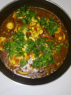 A picture of Egg curry.