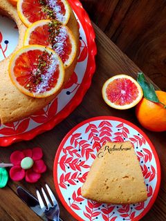 عکسی از دستور کیک ژله ای پرتقالی 🍰(به دو روش)