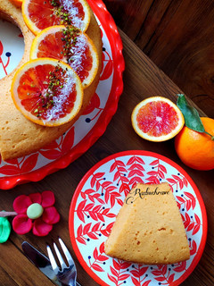 عکسی از دستور کیک ژله ای پرتقالی 🍰(به دو روش)