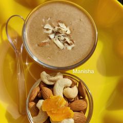 Healthy Sattu Dry Fruits Porridge (Kid's Healthy Breakfast) A picture of Healthy Sattu Dry Fruits Porridge (Kid's Healthy Breakfast).
