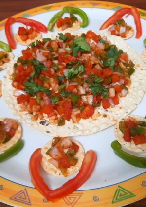 મસાલા પાપડ (Masala papad Recipe in Gujarati) રેસીપી મુખ્ય ફોટો