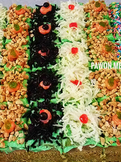 Foto resep Bolu Potong Pandan aneka toping
