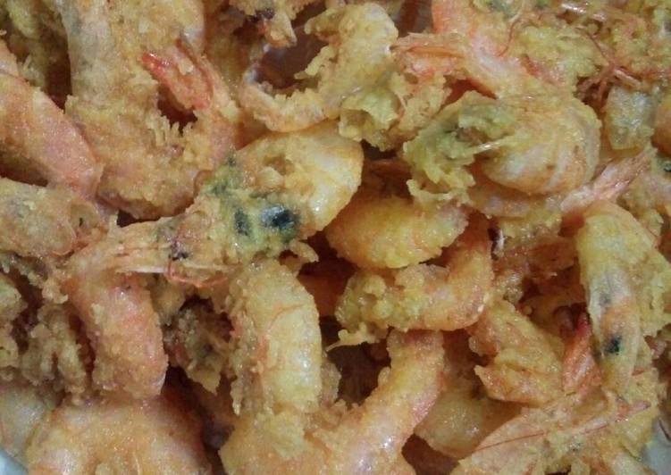 Langkah Mudah untuk Menyiapkan Udang goreng tepung praktis yang Enak Banget