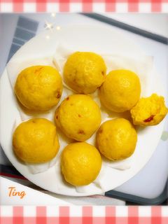 金團圓地瓜饅頭 的食譜成品照片