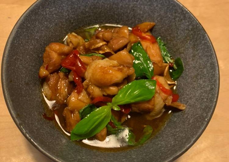 Easiest Way to Make Quick 3 cups chicken (三杯雞)