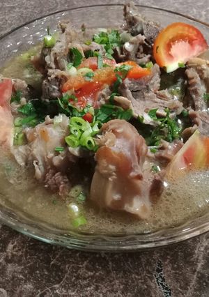 Foto resep Sup iga kambing