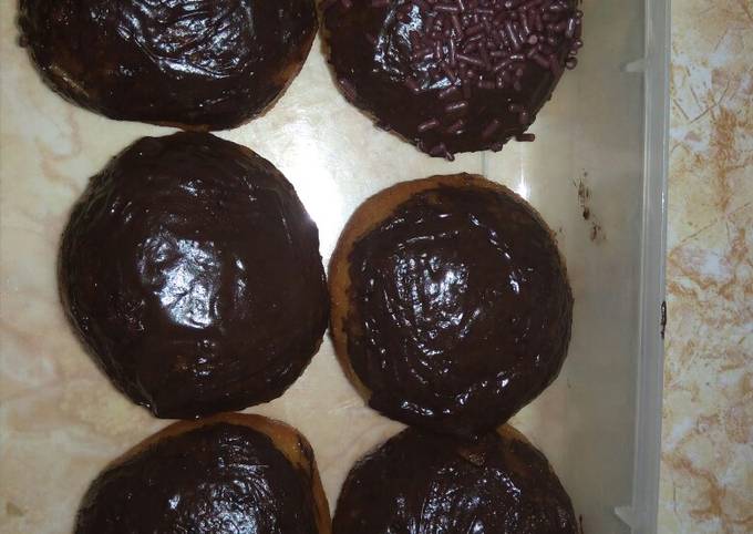 Donat lembut, empuk, menul2, untuk pemula..