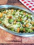 Arroz de Brócolis e Alho