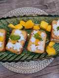 Sweet and salty mango bites