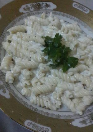 صورة لوصفة معكرونة بالبن 😋