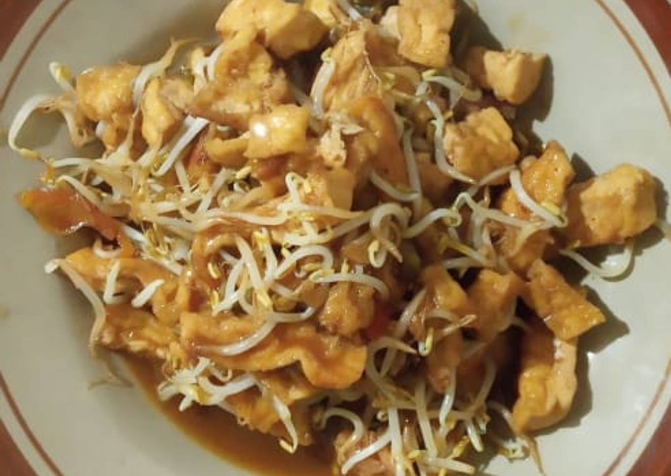Tumis tahu toge