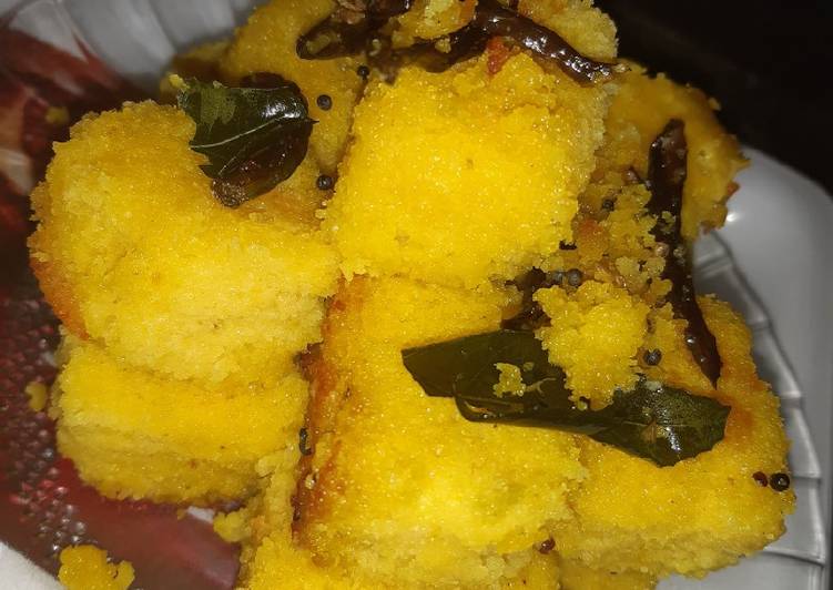 Steps to Prepare Perfect Dhokla (Water bath process)