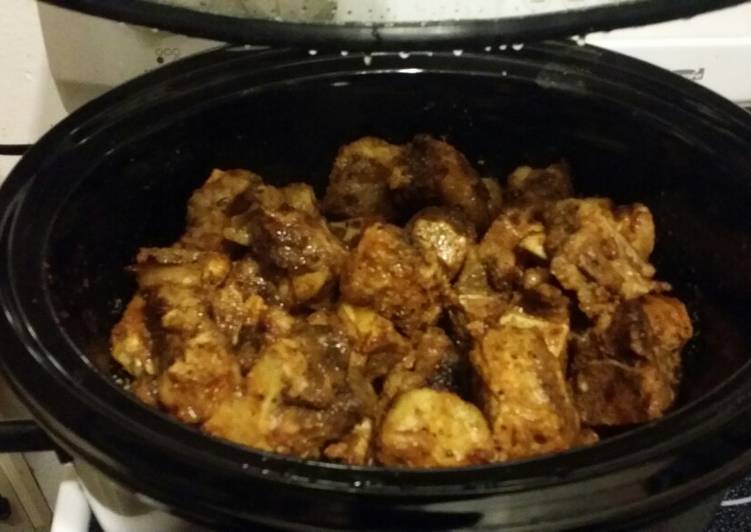 Dry Rub Slow cook OX Tails