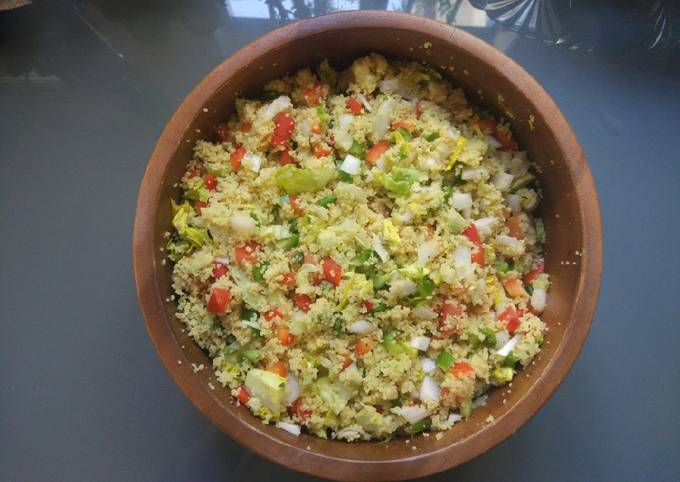 Tabulé o ensalada de couscous Receta de Dale Candela- Cookpad