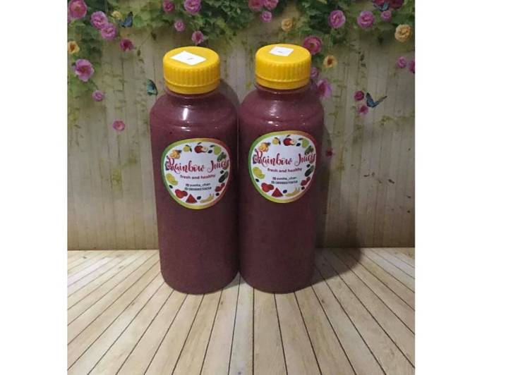 Resep Diet Juice Kiwi Blackberry Dates Cucumber Guava yang Enak