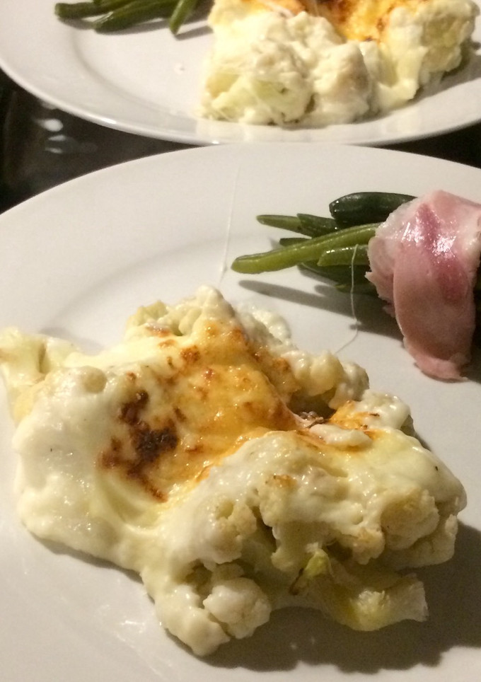 Una foto de Coliflor gratinado (apto para todos)