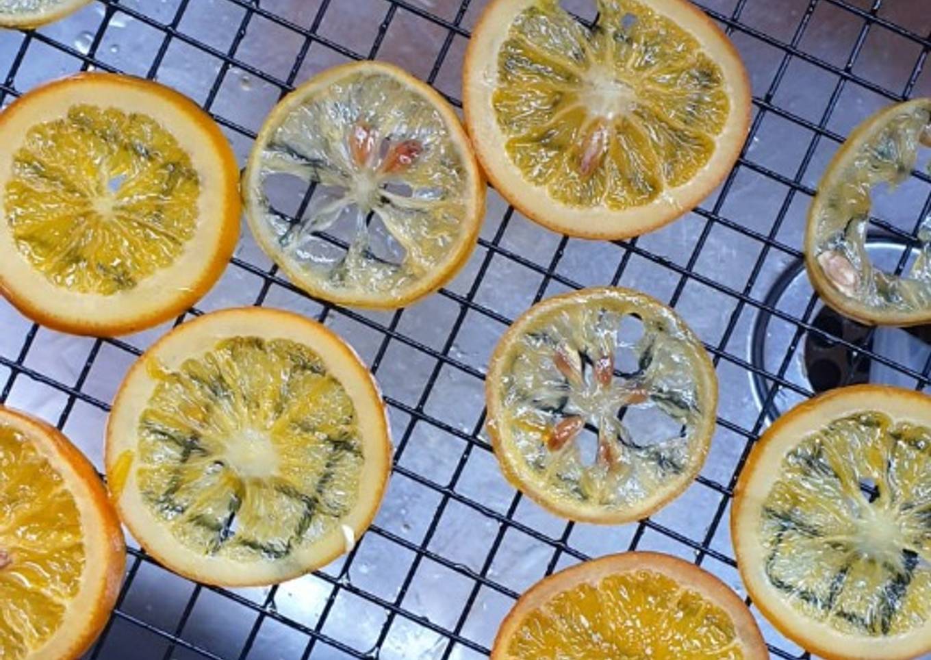 Candied oranges and lemons