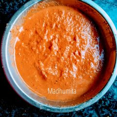 A picture of Tomato, Khajur Chutney.