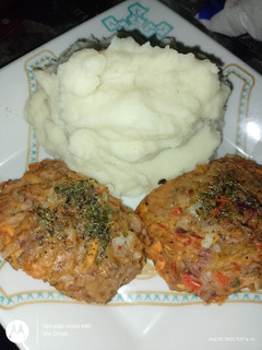 Una foto de Hamburguesas veganas de porotos frutilla