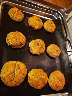 Una foto de Pan de coliflor y yuca