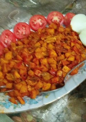 عکسی از دستور 😍😍😍سیب زمینی و گوشت 🔥