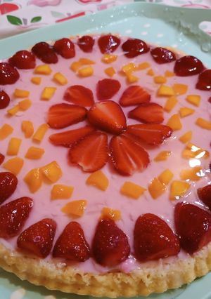 Gyümölcstorta 🍓 recept fotója