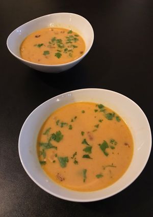Vegán csicseriborsó krém leves recept fotója