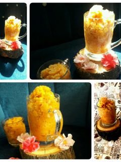 عکسی از دستور یخ در بهشت هلو