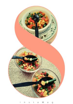 A picture of Pressure Cooked Mixed Vegetables.