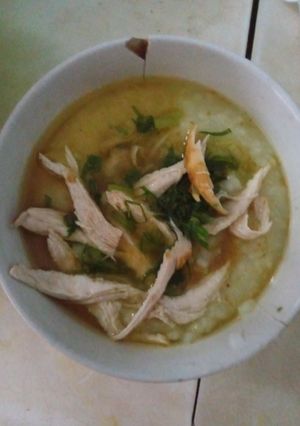 Foto resep Bubur ayam sehat pake jahe