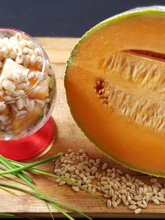 Foto di Insalata di melone e orzo perlato