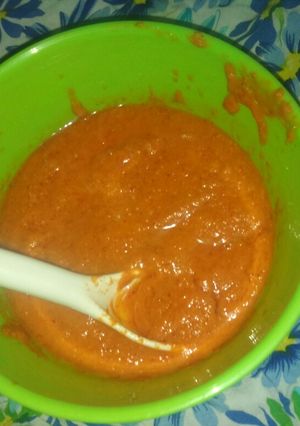 A picture of Tikhi Lal mirch ki Chutney.