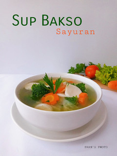 Foto resep Sup Bakso Sayuran