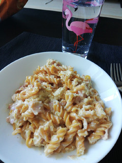 Una foto de Carbonara light