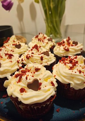 A picture of Red Velvet Cupcakes.